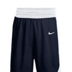 Mens Nike Stock Dri-Fit Crossover Shorts Navy Blue White DC2324 Sizes S, M & L