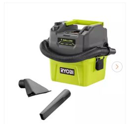 New Ryobi 1 Gal Cordless Shop Vacuum