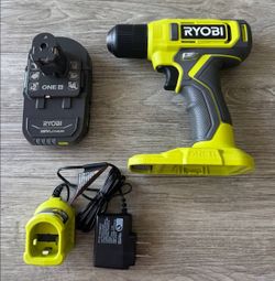 RYOBI ONE+ 18V 3/8" Cordless Drill Kit PCL201K1X Battery Charger Open Box