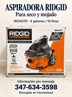 RIDGID WD4070 4-Gallon Wet/Dry Vac