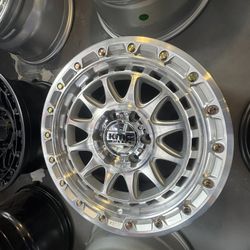 17x8.5 gloss silver machine face  6x135 and 6x139 available 