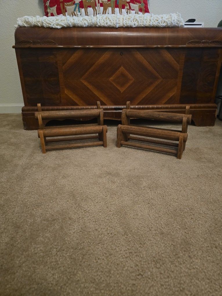 Set Of 2 Jewelry Bracelet Wooden Displays