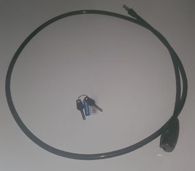 Bike lock with 2 keys