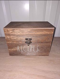 Rae Dunn Recipes Box