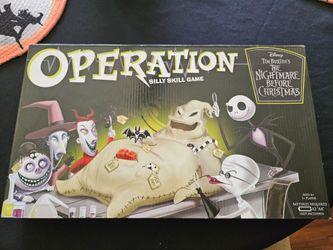 Disney's Nightmare Before christmas collectible oogie boogie operation board game