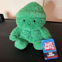 Ted Lasso "Army Man" Bum Bumz 7.5" Plush - New With Tags - Target