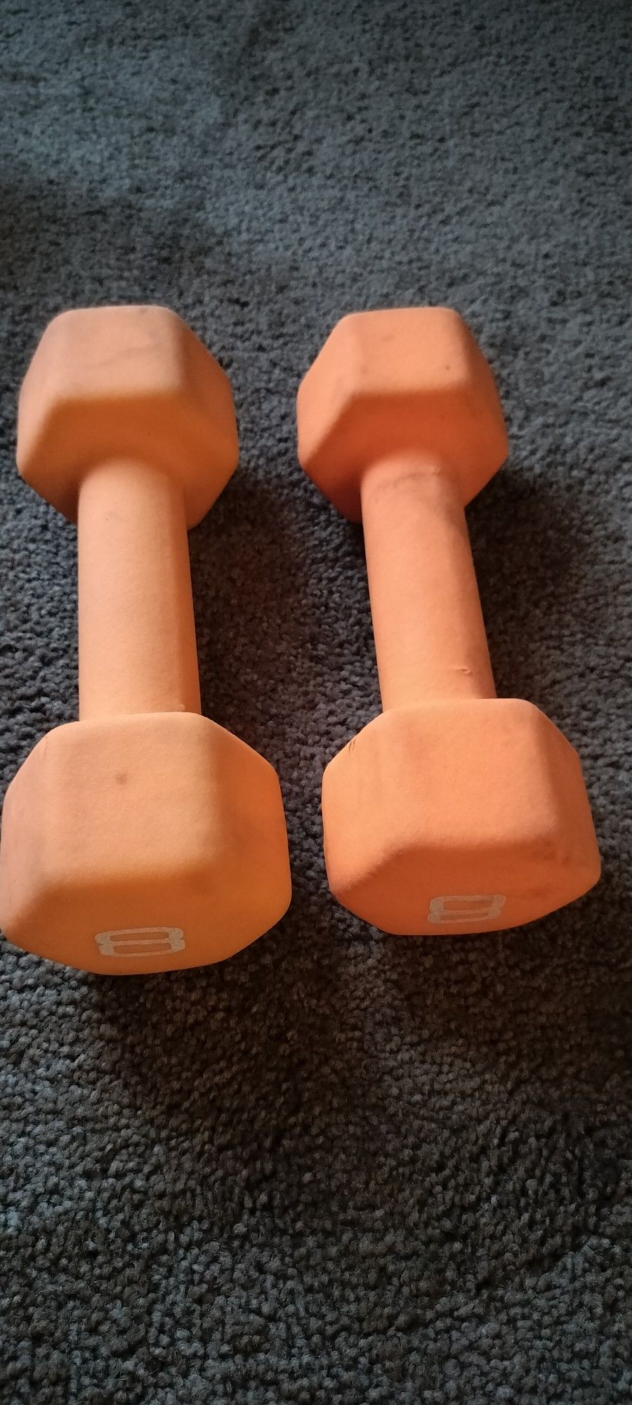 8 Lb Hand Weights! (Set Of 2!)