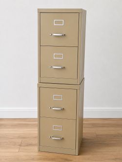 Metal file cabinet