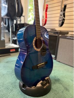 Rogue Acoustic Guitar - Blue