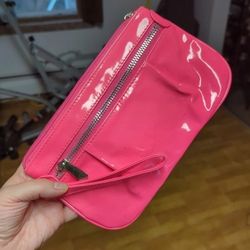 Candie's Hot Pink Patent Leather Wristlet 