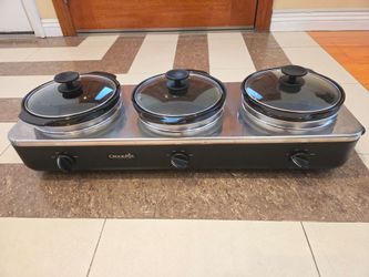 Crock Pot Triple Buffet Server and Warmer