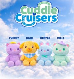 Cuddle Cruisers Plush Toy for seat belt or backpack