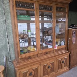 Wooden China Hutch 