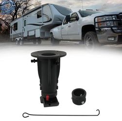 20000 lbs 5th fifth Wheel to Gooseneck Adapter Height 12"-16" RV Camper Trailer Truck towing hitch