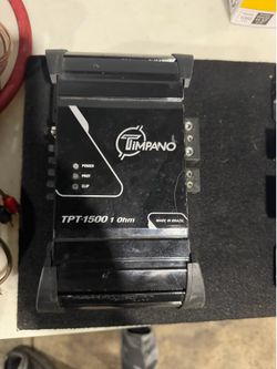 Timpano 1500 watts 1 ohm