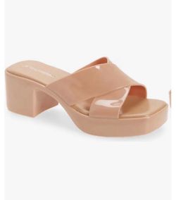 Bubblegum platform sandals
