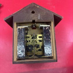 Regula 34 Cuckoo Clock Movement Parts / Repair Black Forest Parts As Is W/ Bird