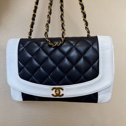 Chanel Bi Color Diana Bag