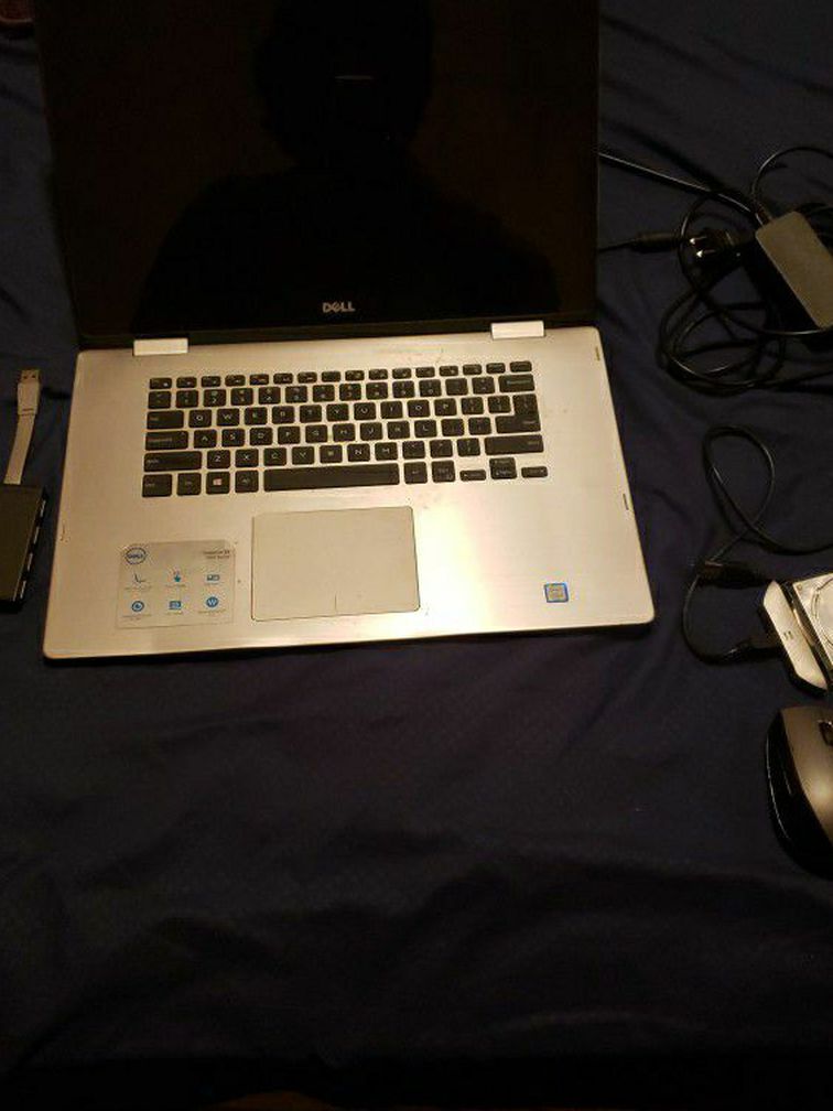 Dell Inspiron 15 Hybrid Tablet Pc, Usb Drive Hub and A Wireless Mouse And External Hdd