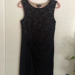 Black Cocktail Dress Size 10P