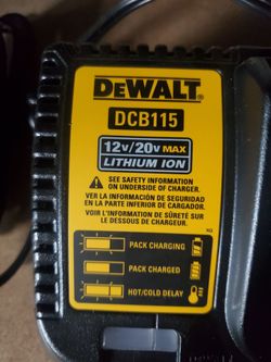 DeWalt DCB115 12V/20V battery charger