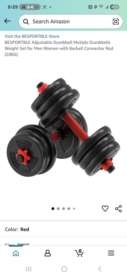 Dumbbell Weight Set