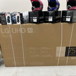 LG 75” UHD 4K TV! Finance For $50 Down Payment!!