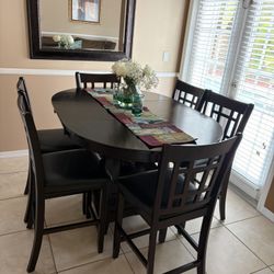  Oval Dinning Table Set 