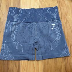 Blue purple gymshark shorts