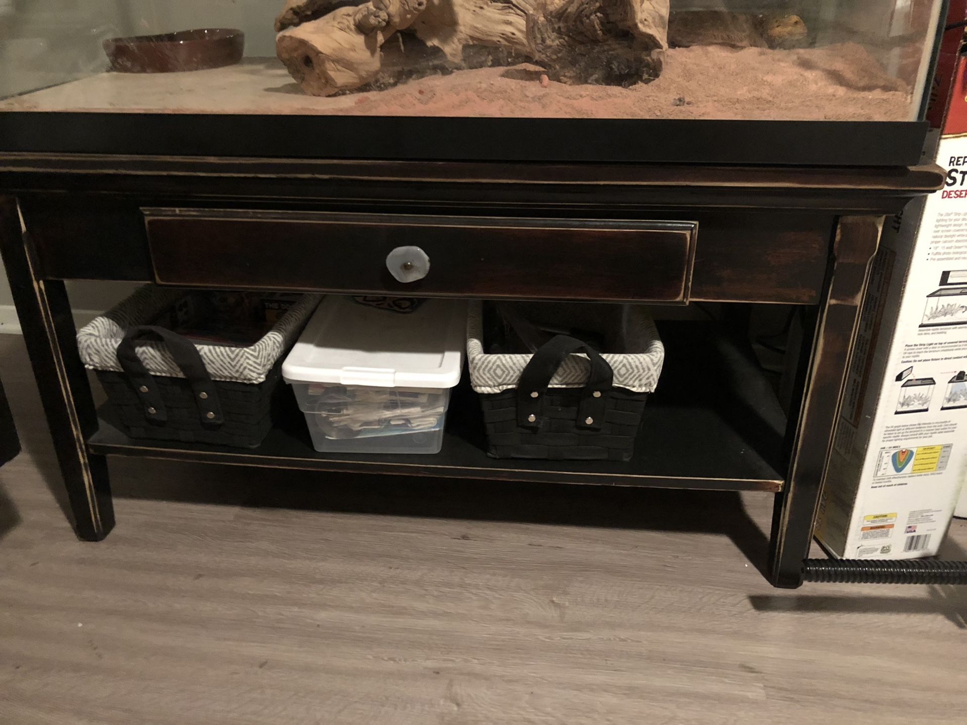 Espresso brown coffee table/stand