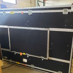 Large Freight cabinet with 8 castors.