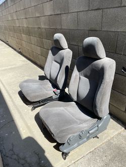 1996~2000 Honda Civic EK OEM Front Driver Passenger Left & Right Seat GRAY CLOTH