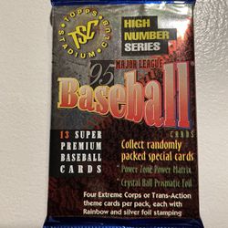 1990s Baseball Cards Booster Packs 