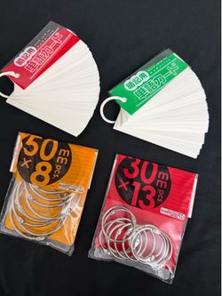 New Study Flashcards and Metal Card Rings