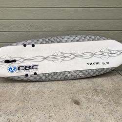 Foam Surfboard 5’8”