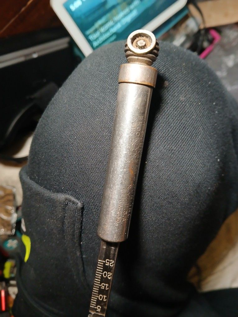 Antique Schrader Tire Pressure Gage