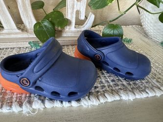 Strite Rite Navy/orange Clog