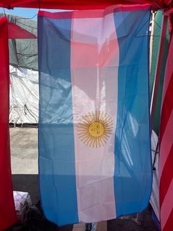 Bandera grande de Argentina