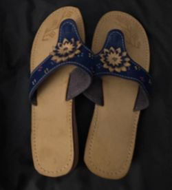 Leather Top Mexican Sandals - New