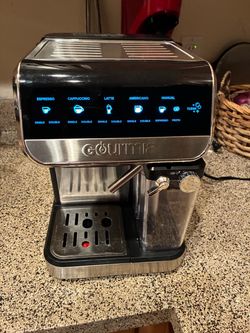 Gourmia Espresso coffee machine(one touch,8-in-1)