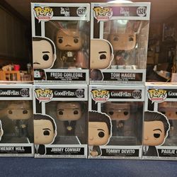 Goodfellas Funko Pop set of 4 and 2 The Godfather part 2 pops