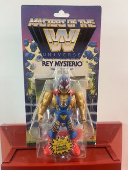 WWE Masters of the Universe Rey Mysterio MOTU Series 8 Figure He-Man Mattel NEW