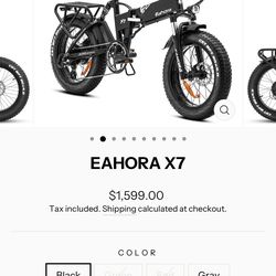 EAHORA X7 e-bike