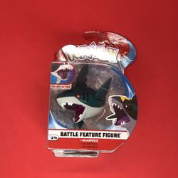 2022 Jazwares Pokemon Deluxe Battle Ready Battle Feature Sharpedo Action Figure