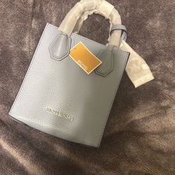 Michael Kors Extra Small, Pale Blue Bag CrossBody
