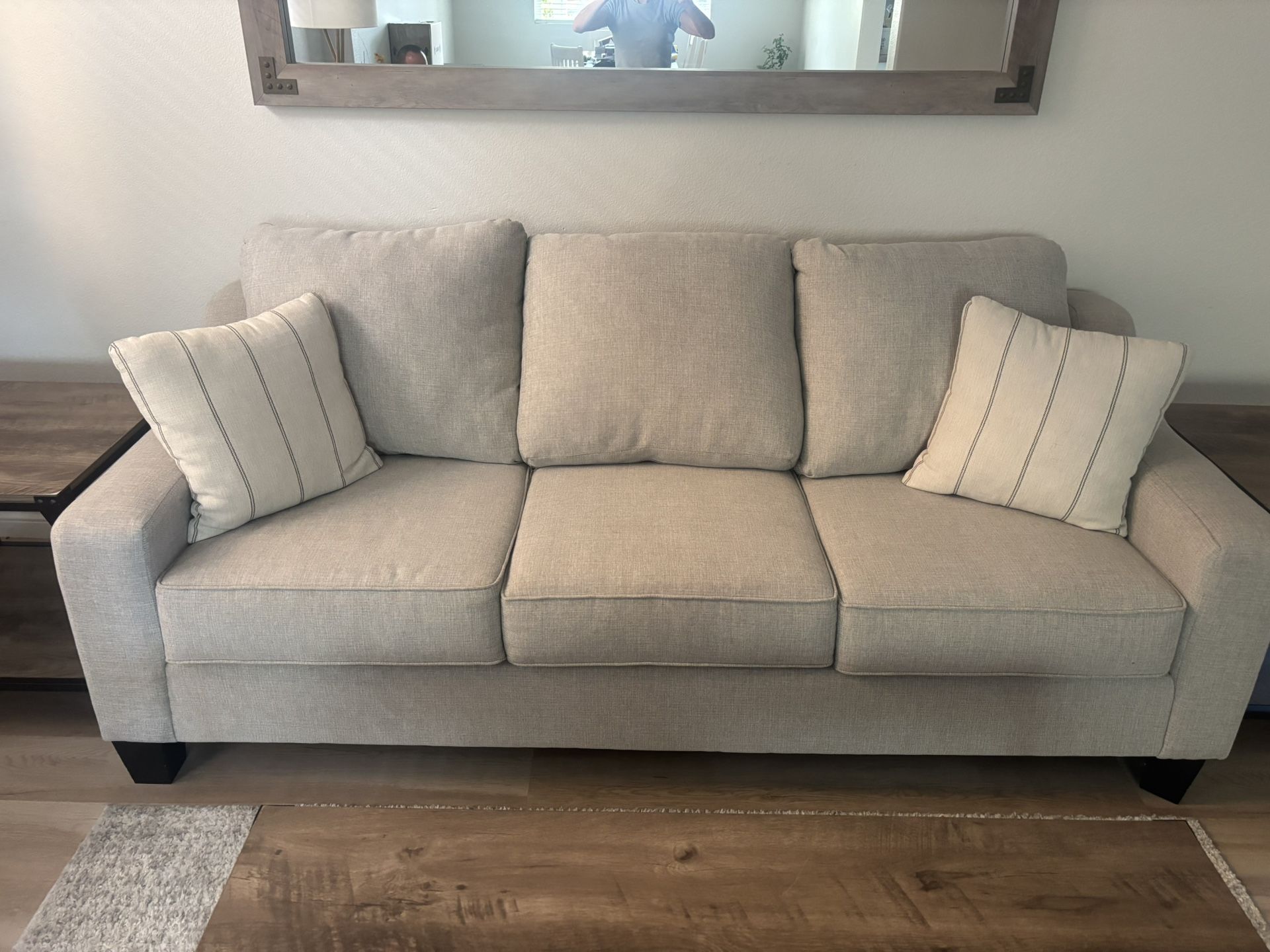 Mor furniture, sofa, and chair set