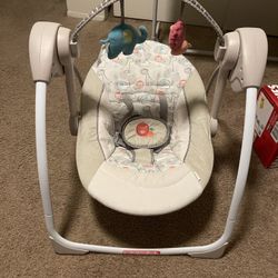 Grey Baby Swing
