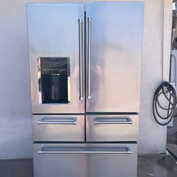 Stainless steel fridge