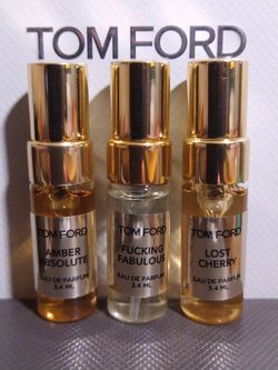 AMBER ABSOLUTE + F FABULOUS + LOST CHERRY Tom Ford Perfume Unisex