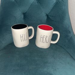 Rae Dunn His Hers Coffee Cups